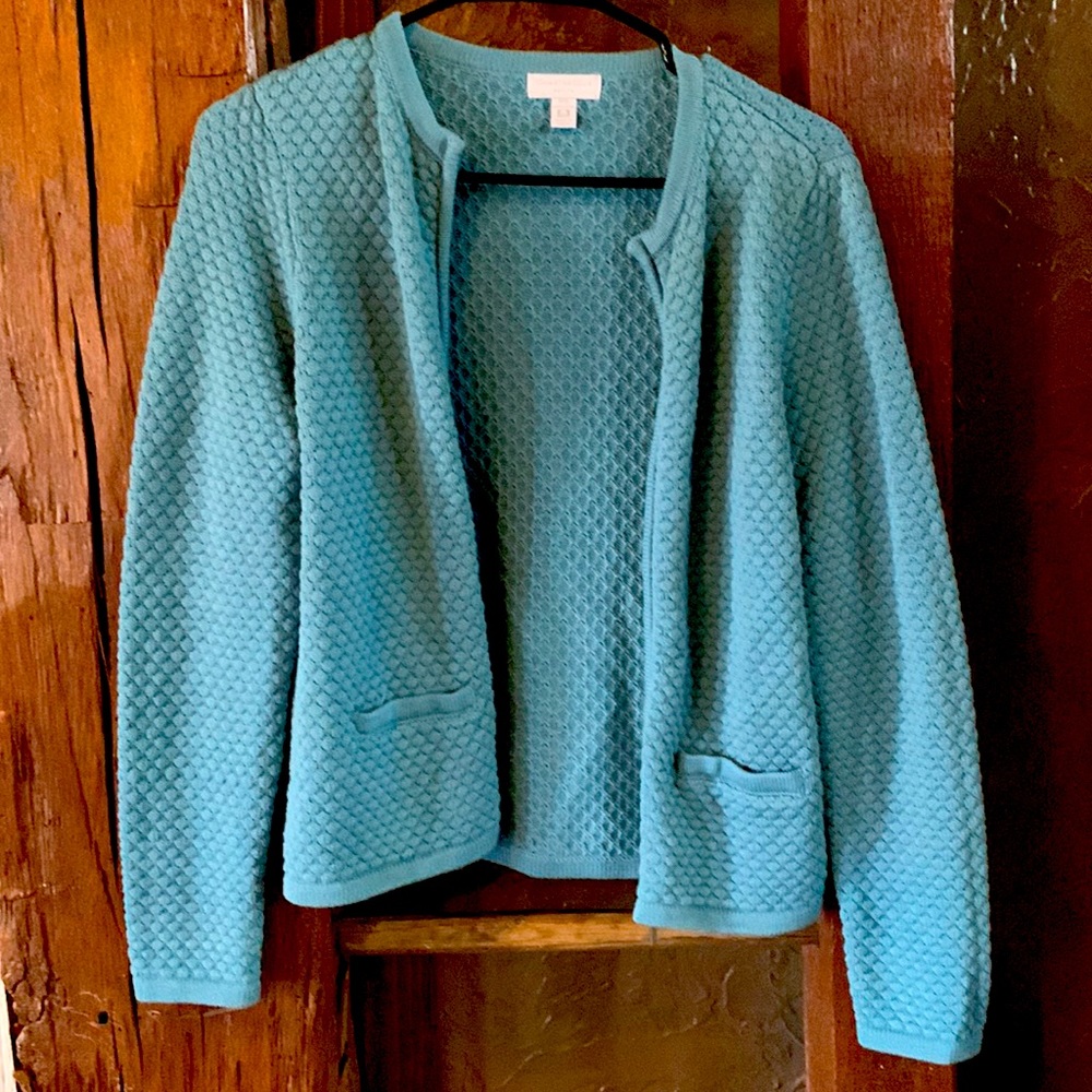 Charter club, small petite, zip sweater